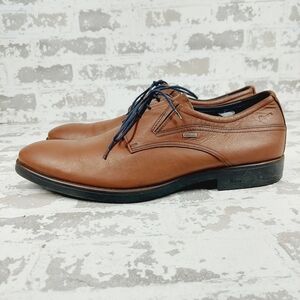 Sioux Tex Brown Leather Comfort Formal Lace-Up Shoes V464